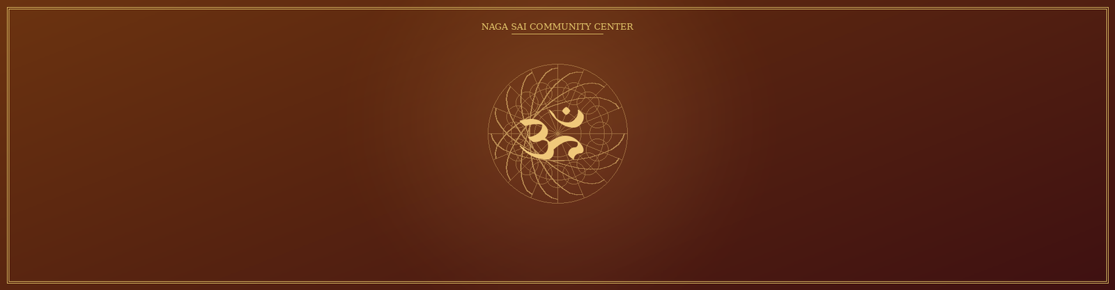 Naga Sai Community Center banner