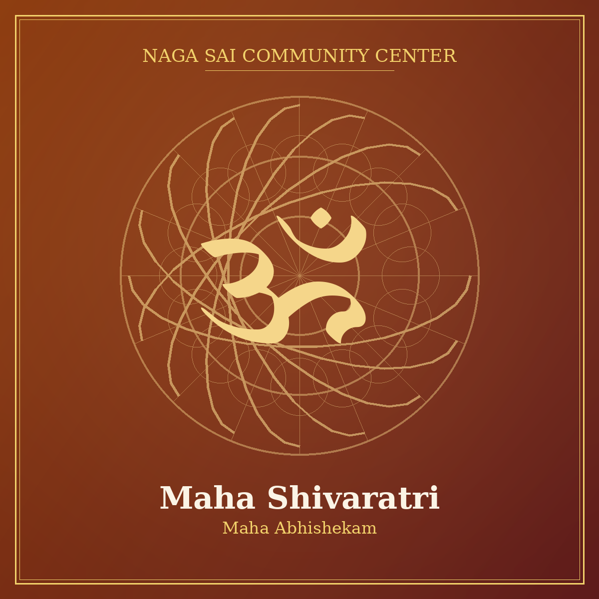 Festival announcement — Naga Sai Community Center